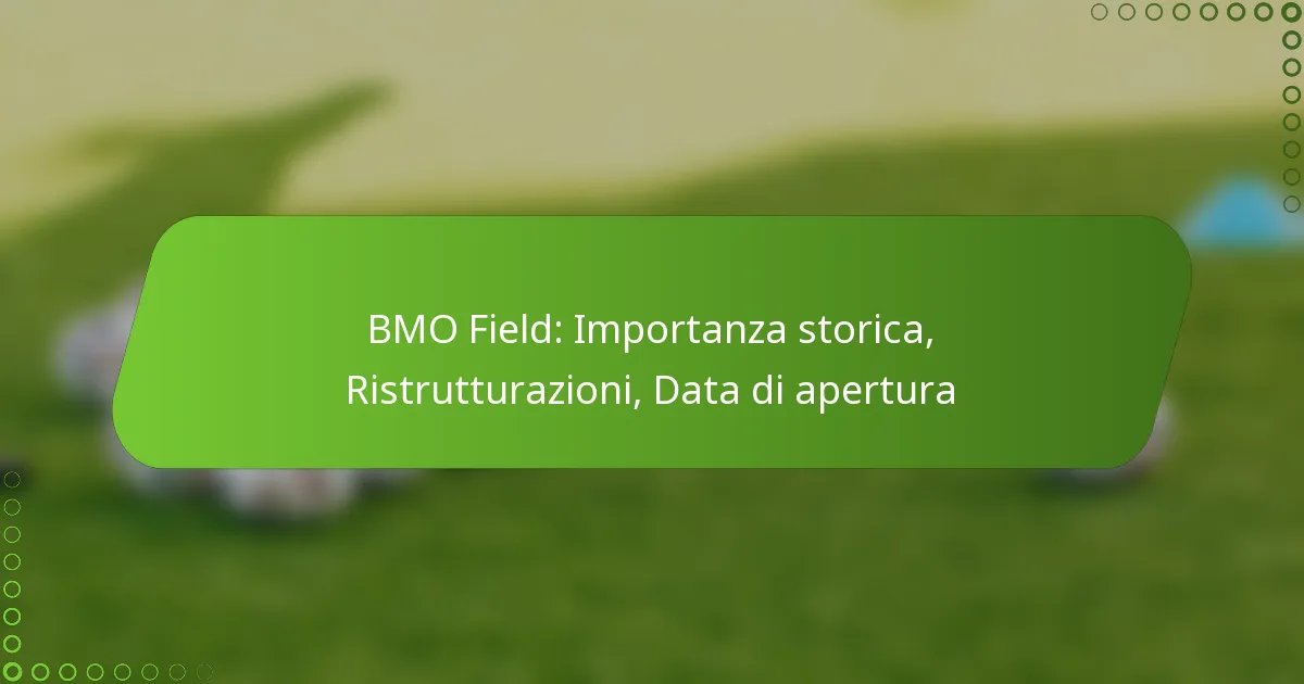 BMO Field: Importanza storica, Ristrutturazioni, Data di apertura